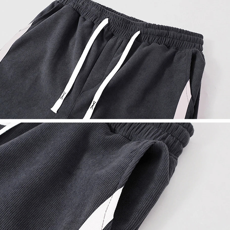 Jogger Pants Men Plus Size 12XL Sweatpants Fashion Casual Joggers Male Big Size 12XL Stretch Waist Trousers