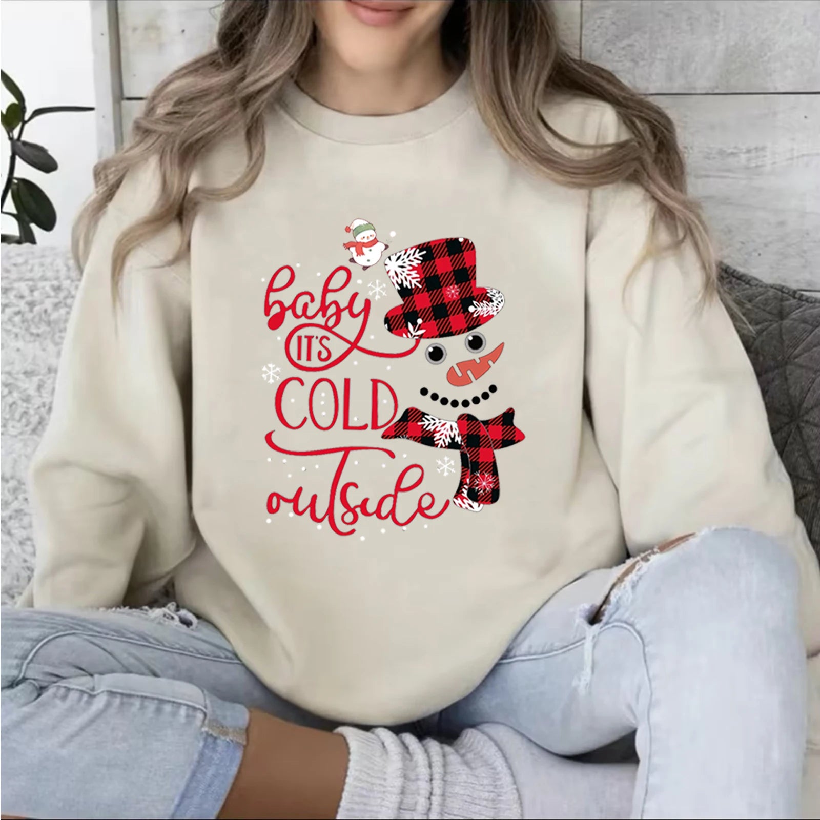Cozy Reindeer Knit Pullover