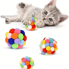 Colorful Woolen Bell Ball Toy