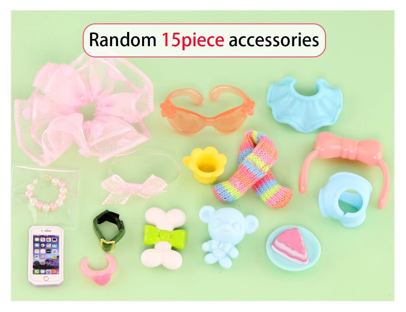Pet Collars Accessories Random 15 PC Necklace Bowl Bone Hat Fit for Pets Shop Cat and Dog Deer Husky Kitten Puppy