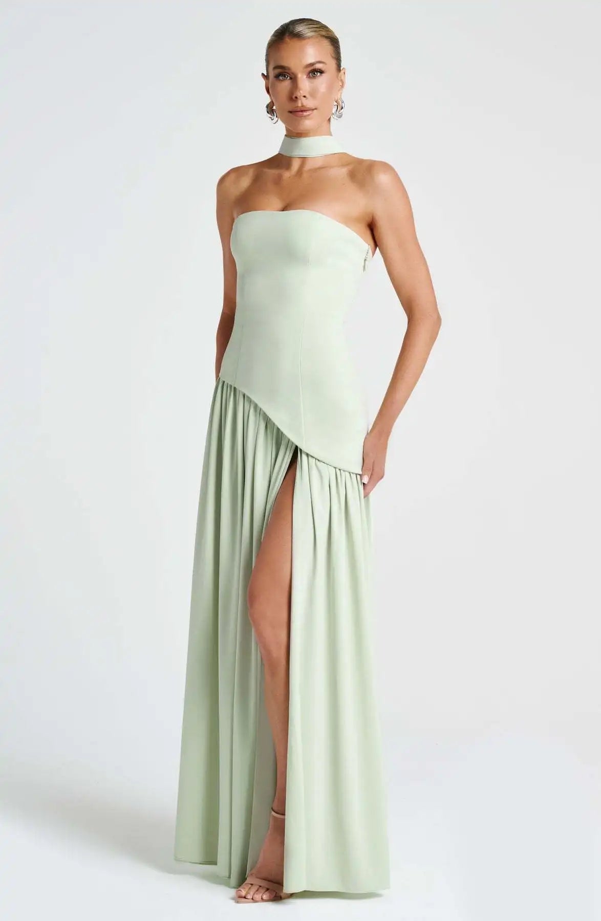 Chiffon Lace Ethereal Evening Gown