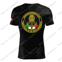 2024 NOCS Italy Police T Shirt Nucleo Operativo Centrale di Sicurezza Outdoor Tech Shirt Training Tops Fitness Running Jersey