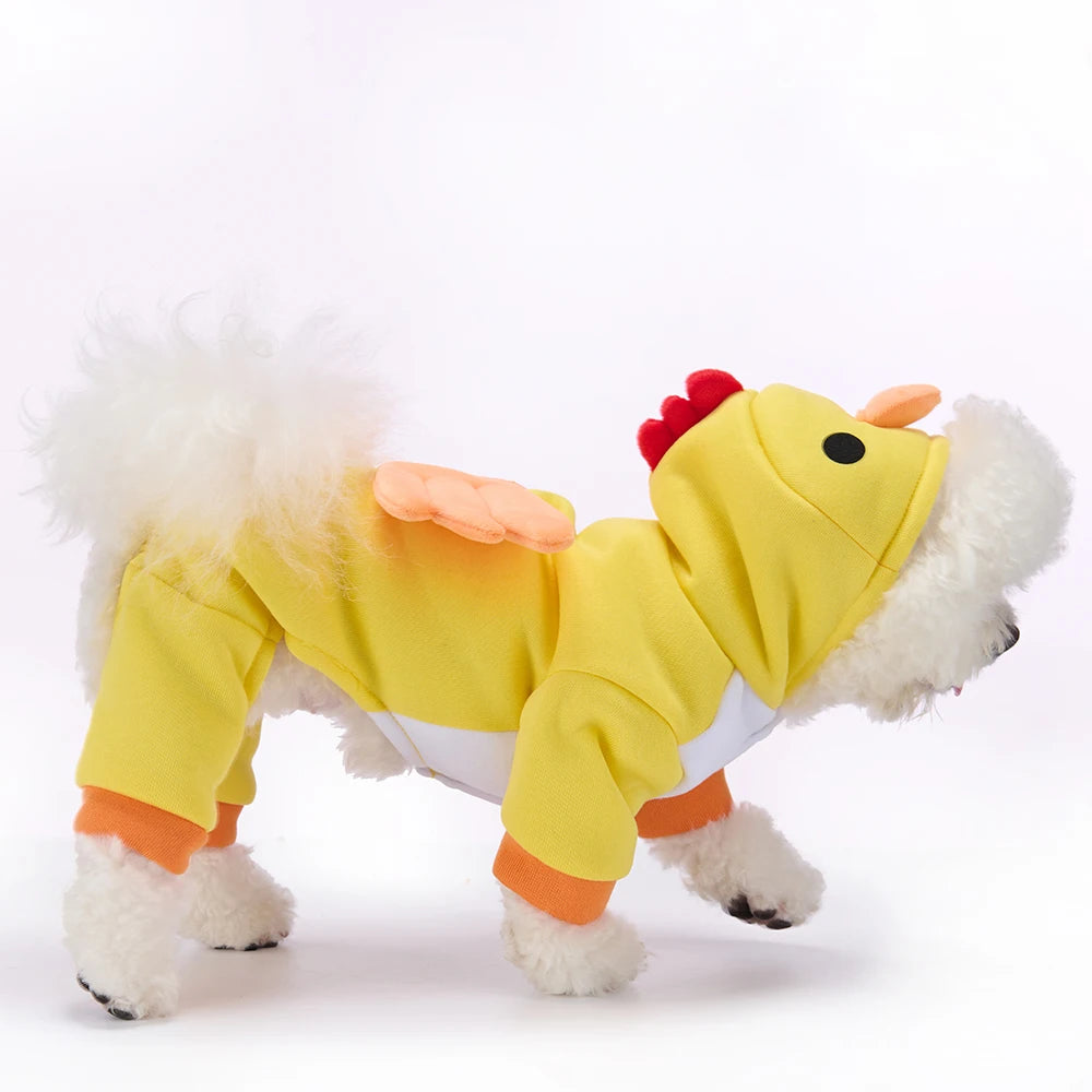 Yellow Chicken Pet Holiday Costume