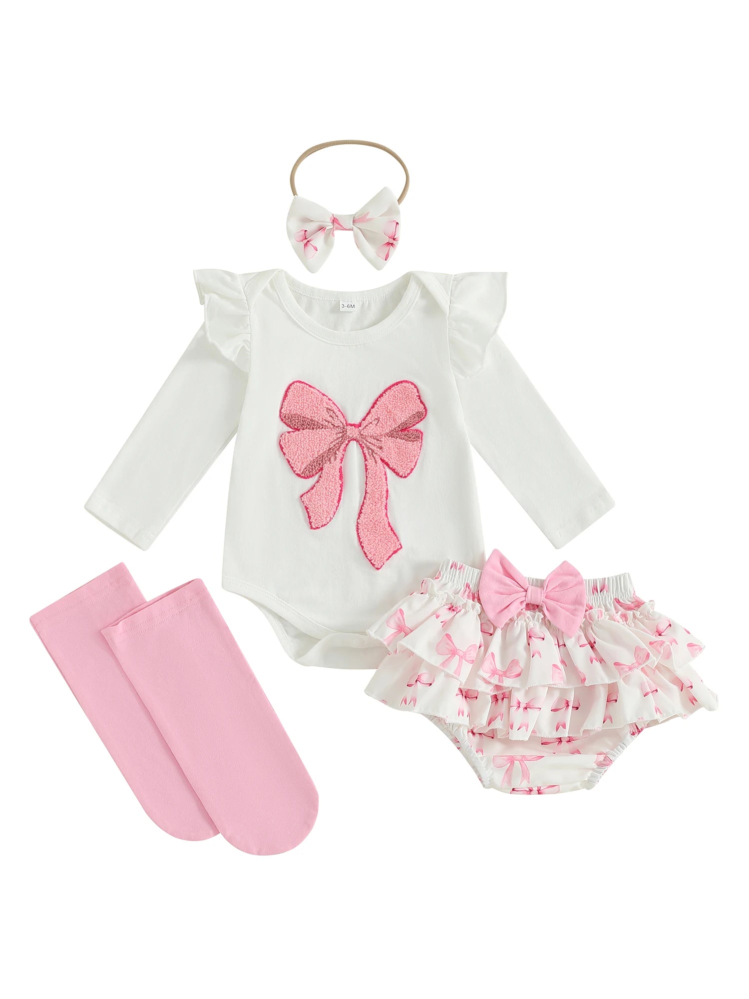 Bow Detail Toddler Autumn Set