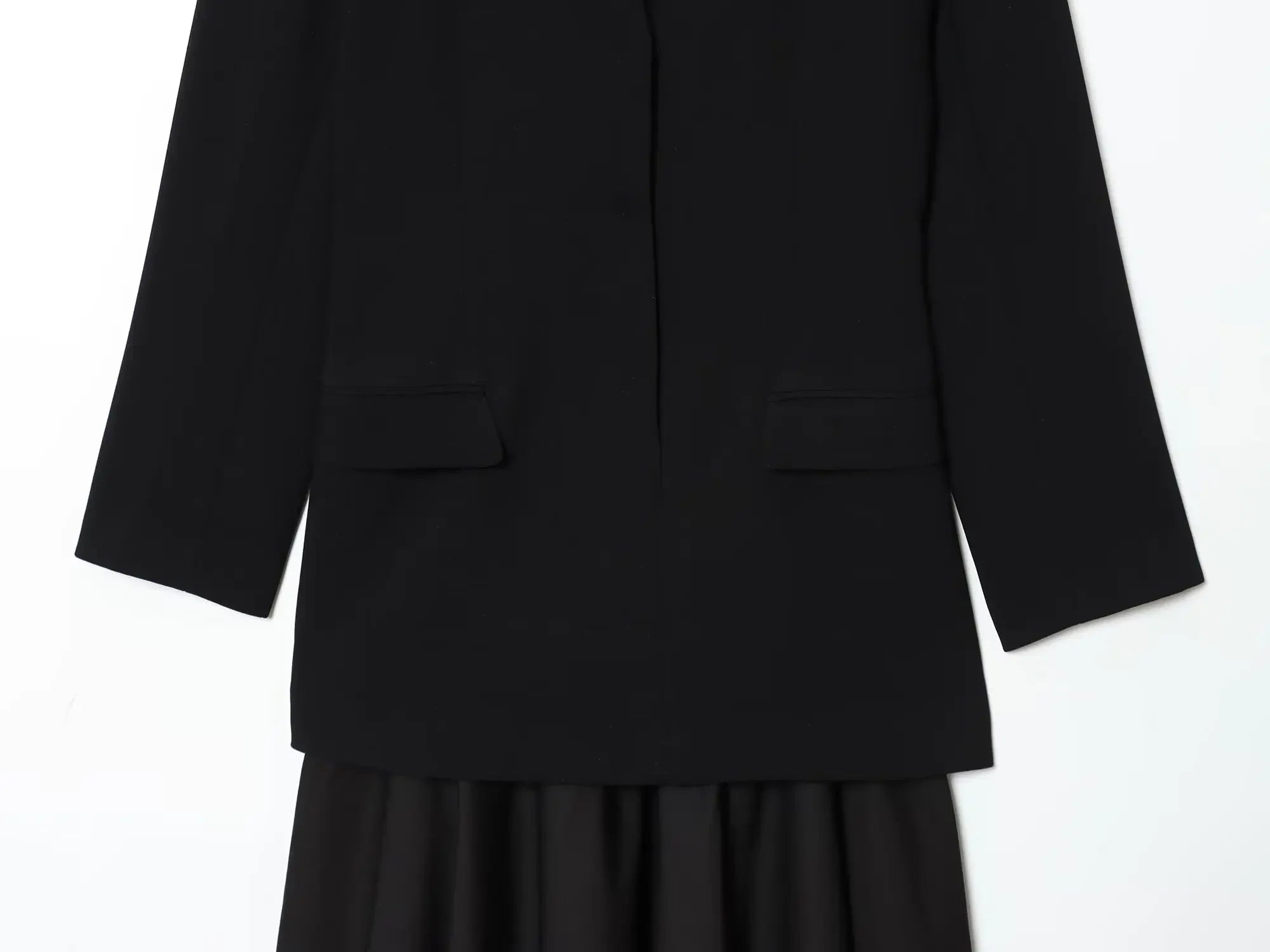 Chic Blazer Style Midi Dress
