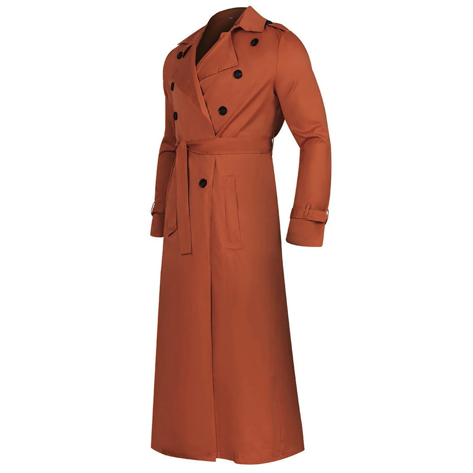 Full Length Single Breasted Trench