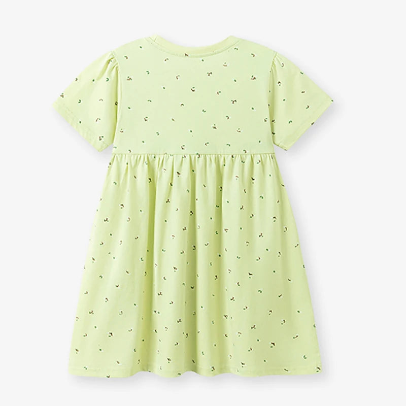 Embroidered Floral Summer Girls Dress