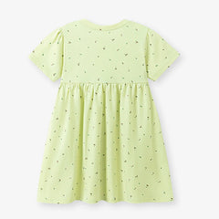 Embroidered Floral Summer Girls Dress