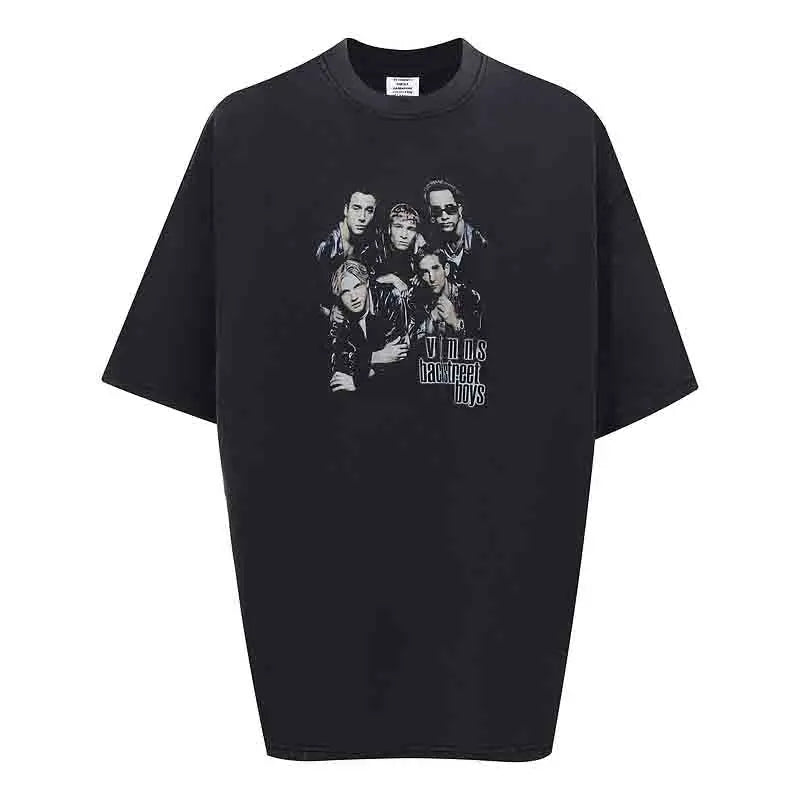 Oversized Heavy Cotton Print Tee
