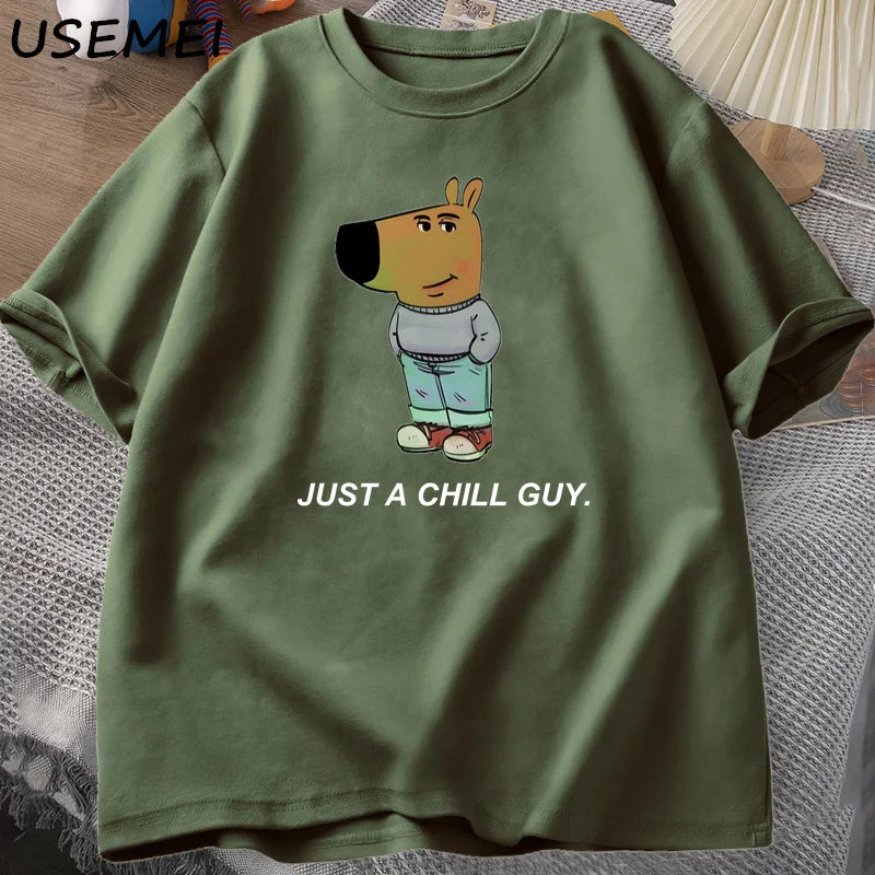 Chill Meme Graphic Cotton Tee