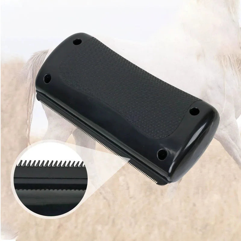 Pet Grooming Comb - Hair Removal Brush for All Types of Fur Animals Beauty Float Hair Removal Comb Horse Sweat Scraper Pet Suppl