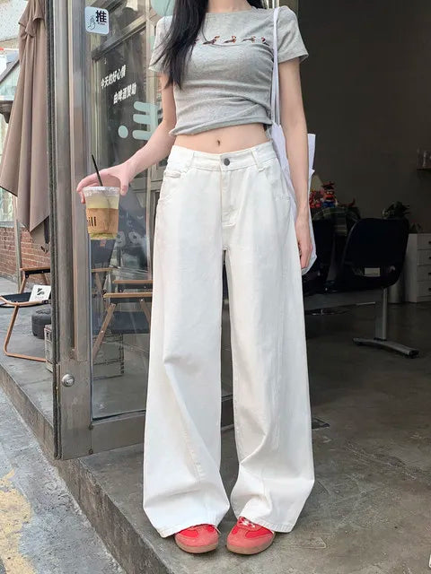 Women's Clothing Black Jeans Tie Dye Bleached Irregular Design Gradient Multi Color Female Denim Fashion Unique Colorful Cool
