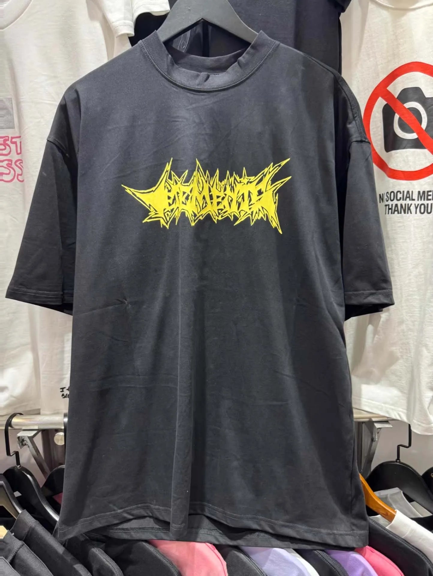 Oversized Heavy Cotton Print Tee