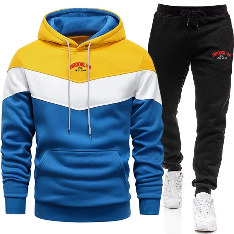 Men’s Autumn–Winter Sporty Jogger Set