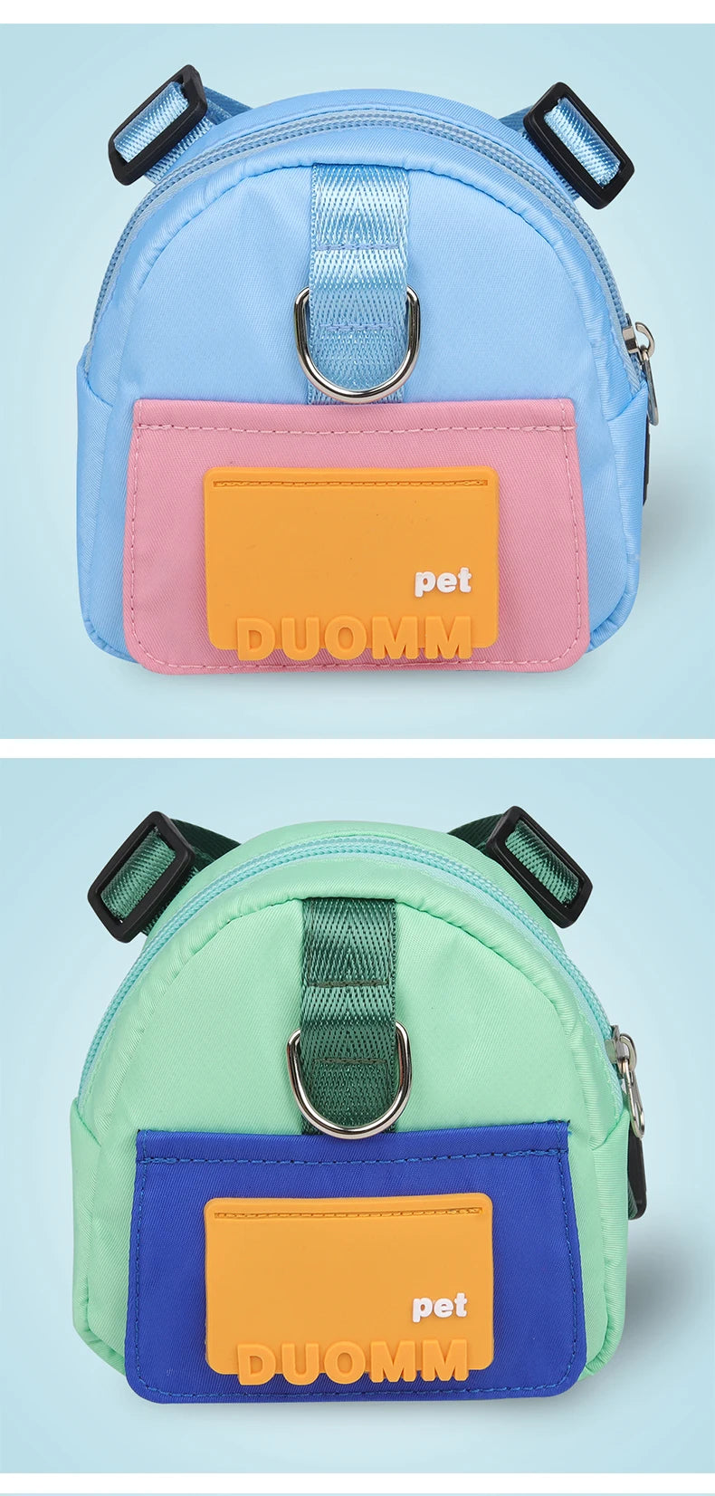 Waterproof Pet Backpack For Dogs Puppy Bag With Harness Collar Outdoor Travel Dog Snacks Backpack French Bulldog Dog Accessories