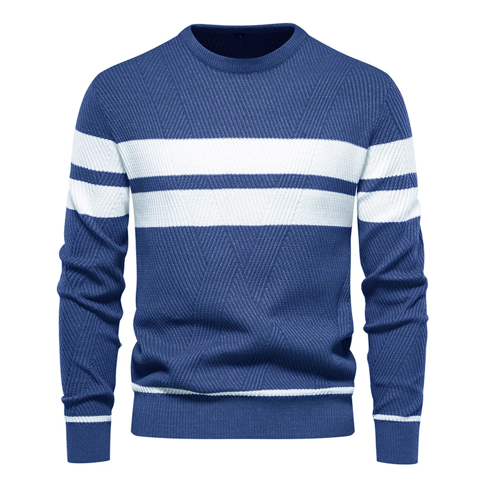 Slim Striped Knit Pullover