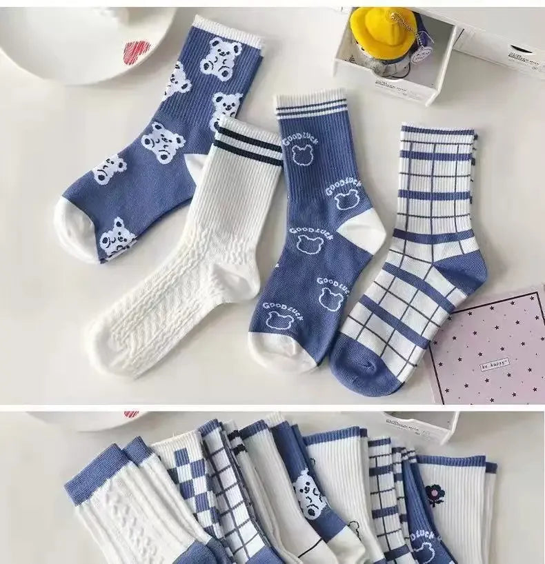 Striped Plaid Sport Socks