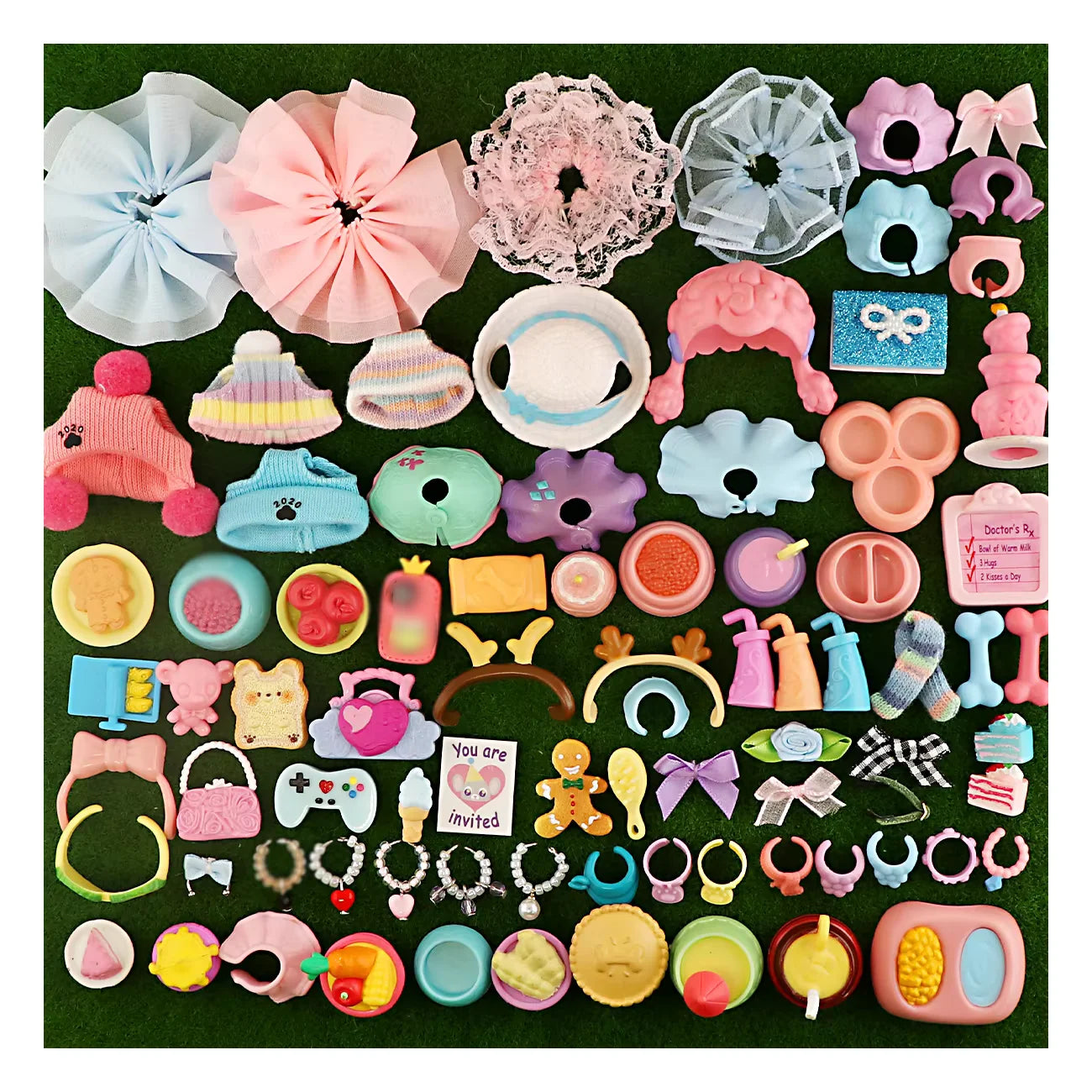 Pet Collars Accessories Random 15 PC Necklace Bowl Bone Hat Fit for Pets Shop Cat and Dog Deer Husky Kitten Puppy