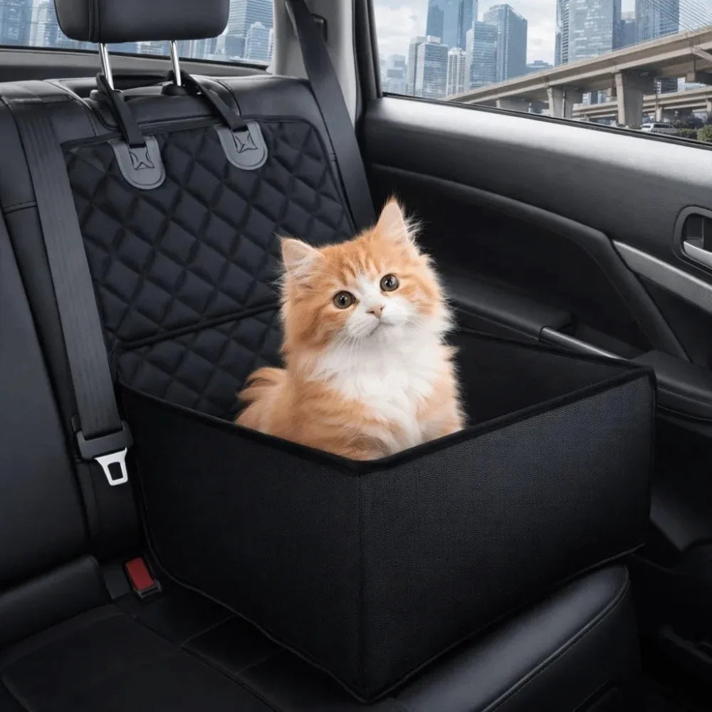 Travel Portable Pet Carrier Basket Non-Slip Scratch Proof Cat Basket Seat Durable Waterproof Dog Auto Seat for Dogs Cats