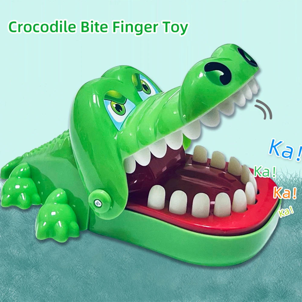 Crocodile Teeth Toys Alligator Biting Finger Dentist Classic Family Games Party Pranks Children's Lucky Game Decompression Toy