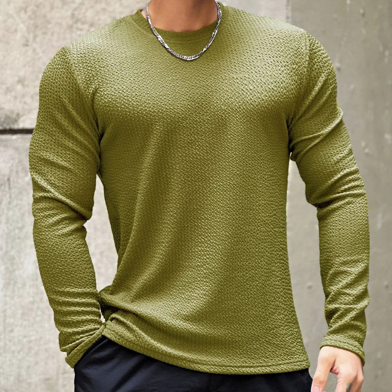 Modern Knit Autumn Crew Sweater