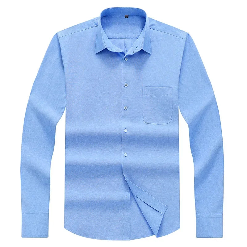 Oversized Cotton Oxford Business Shirt