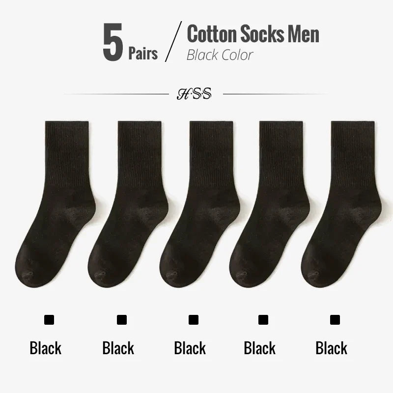 Combed Cotton Business Crew Socks