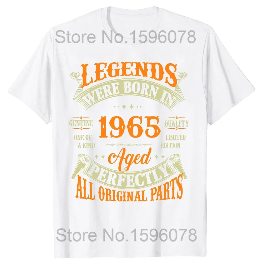 Vintage 1965 Birthday Graphic Tee