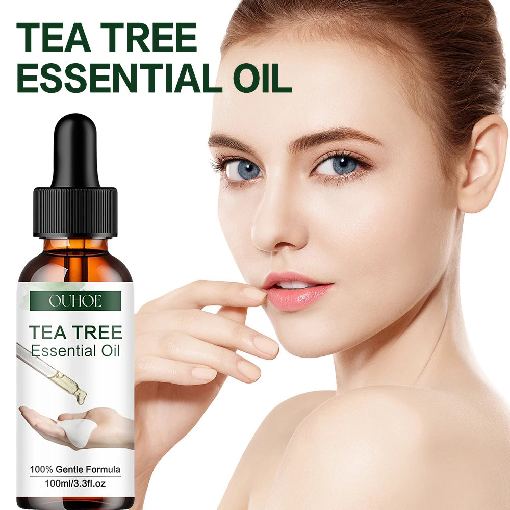 Natural Tea Tree Oil Moisturizing Facial Body Feminine Skin Care Skin Repair Moisturizing Aromatherapy Pure Massage Essential Oi