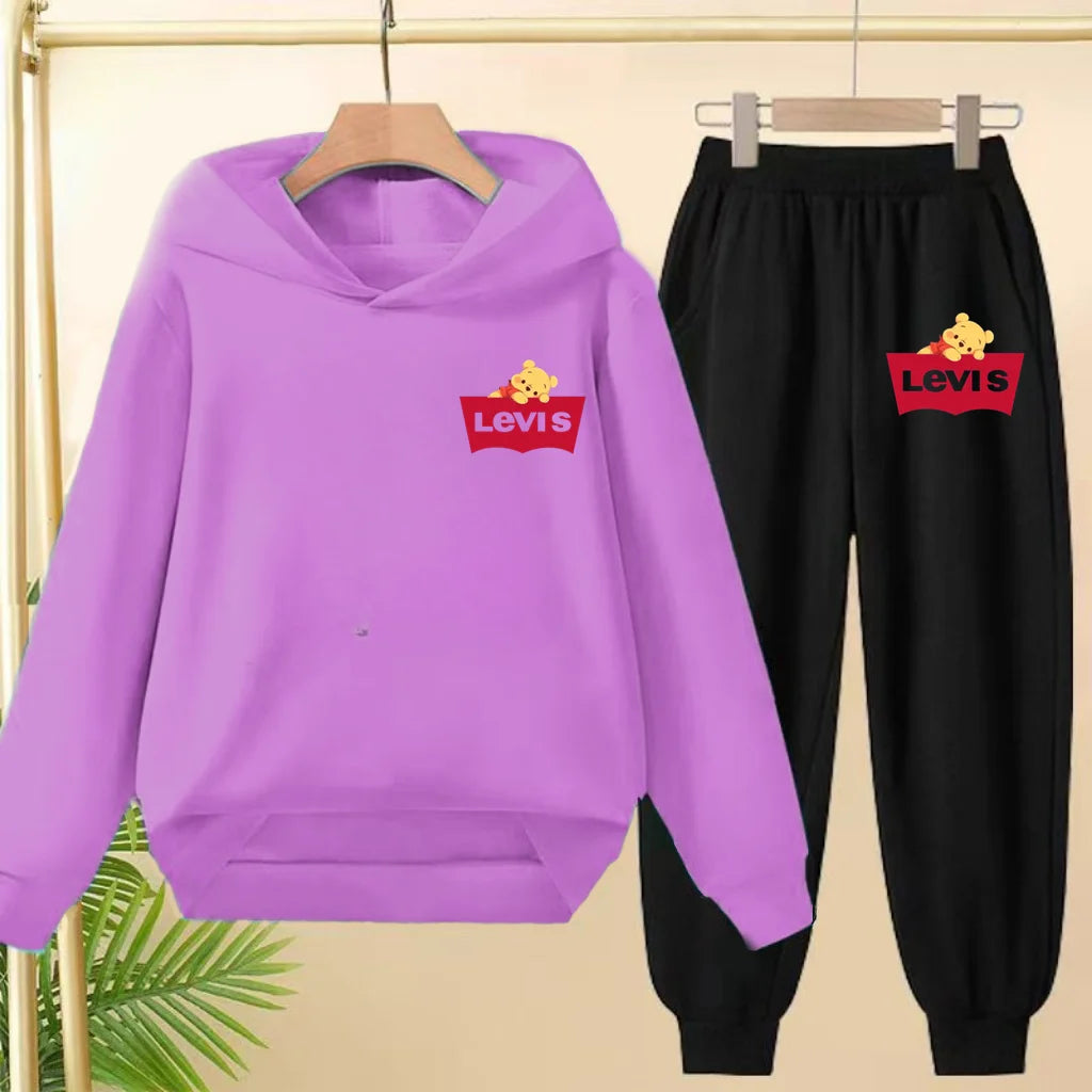 Kids Hooded Sportswear Set