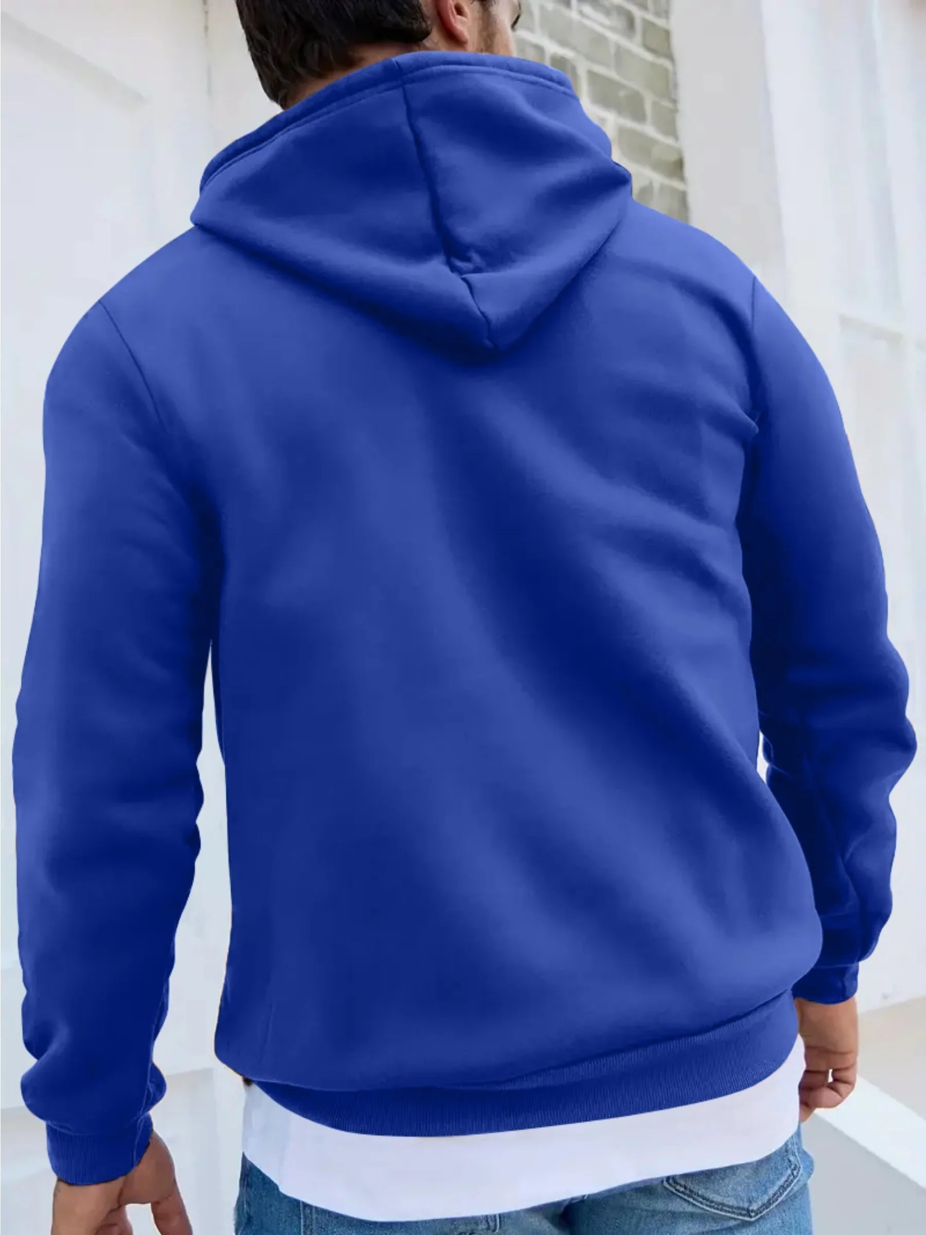 NASA Text Loose Casual Hoodie