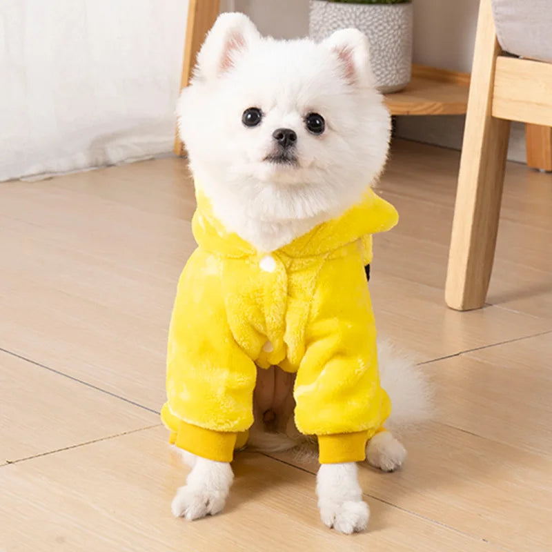 Soft Warm Fleece Dog Jumpsuit