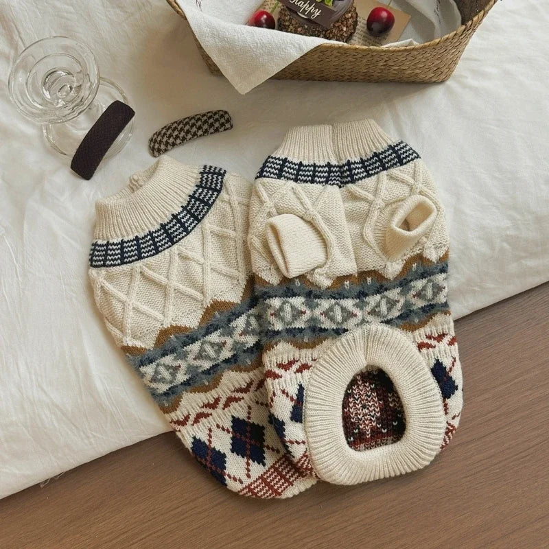 Dog Clothes Pet Sweater Knitted Pullovers Sweaters for Small Medium Dogs Chihuahua Puppy Pet Sweater Yorkshire Pure Dog Sweaters