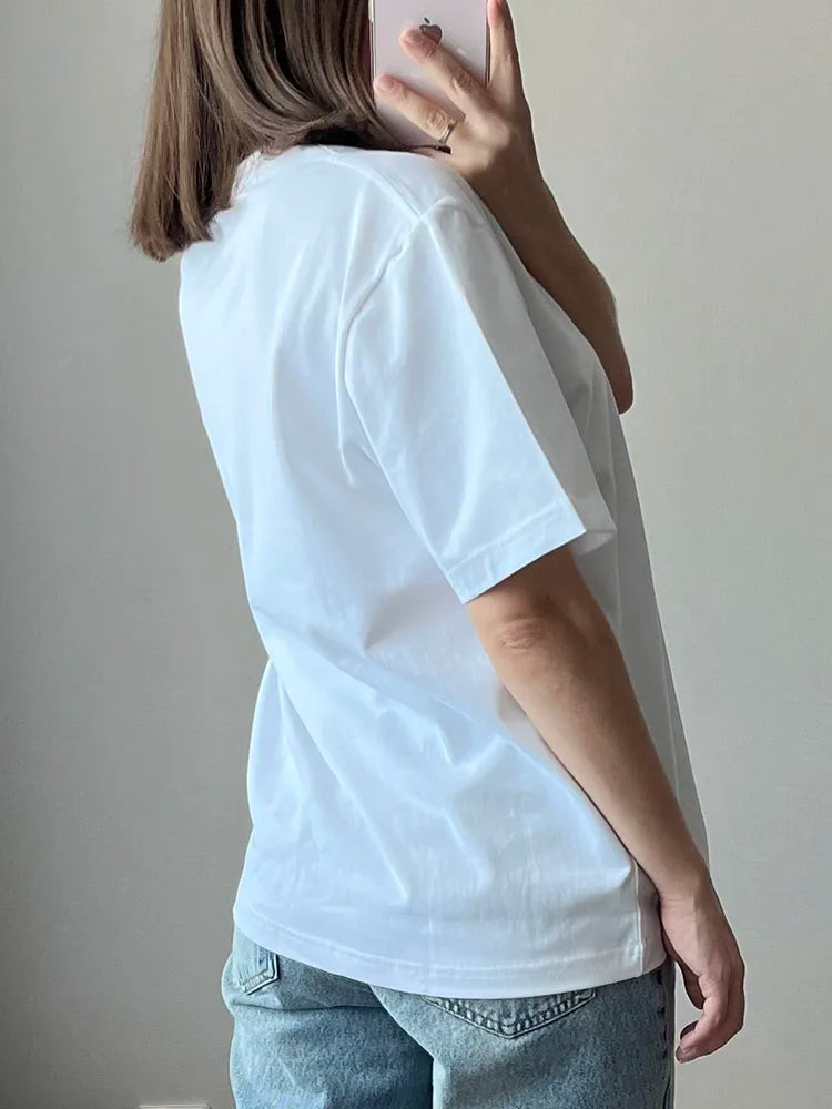 Soft Loose Cotton Summer Tee