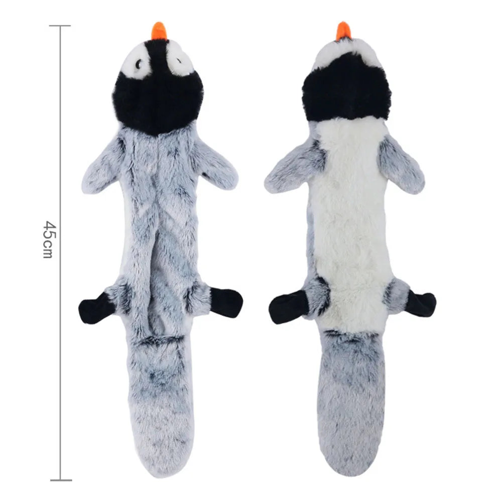Stuffingless Crinkle Squeaker Dog Toy