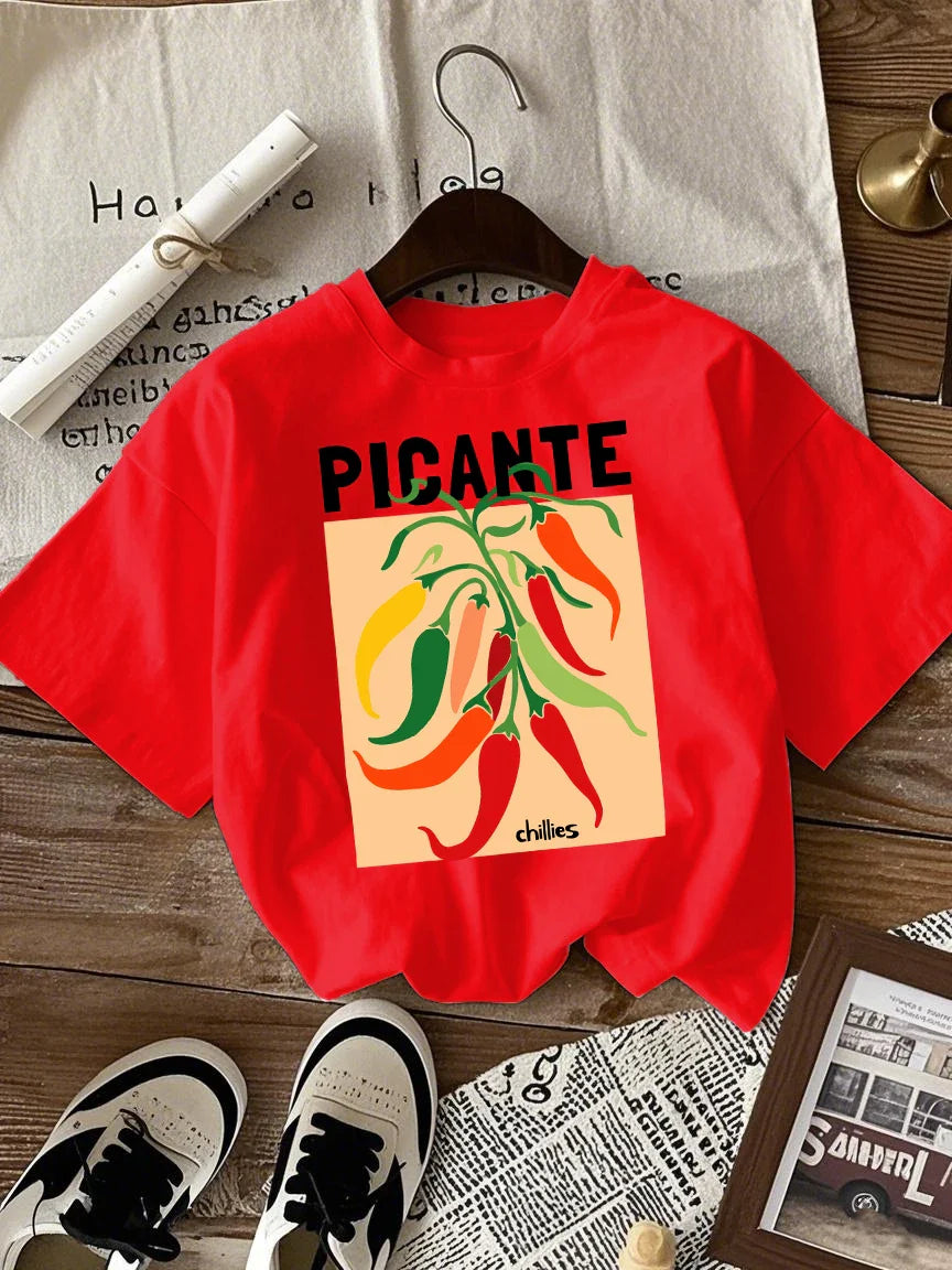 Picante Chillies Streetwear Cotton Tee
