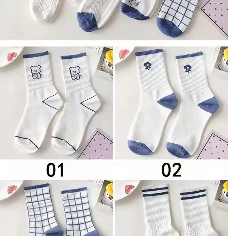 Striped Plaid Sport Socks