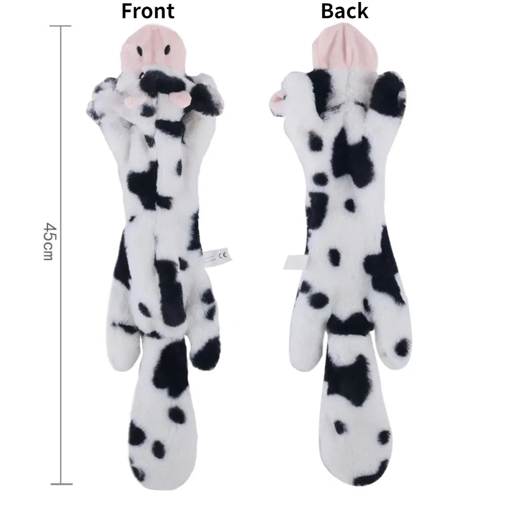 Stuffingless Crinkle Squeaker Dog Toy