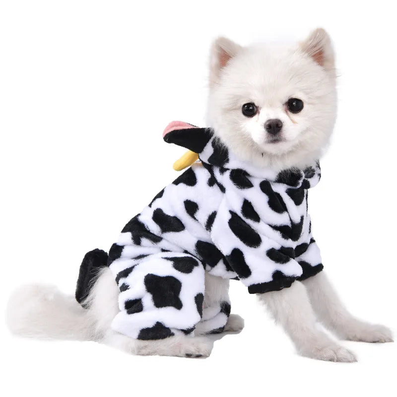 Soft Warm Fleece Dog Jumpsuit