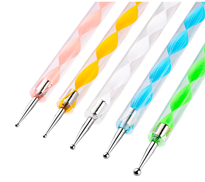 Nail Art Brushes Nail Art Tool Set Nail Dotting Tools Nail Dust Brush Striping Long Lines Nail Drawing Pen Nail Design