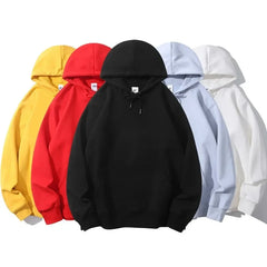 Soft and skin friendly hoodie men's solid color autumn and winter hot selling simple and comfortable sports shirt
