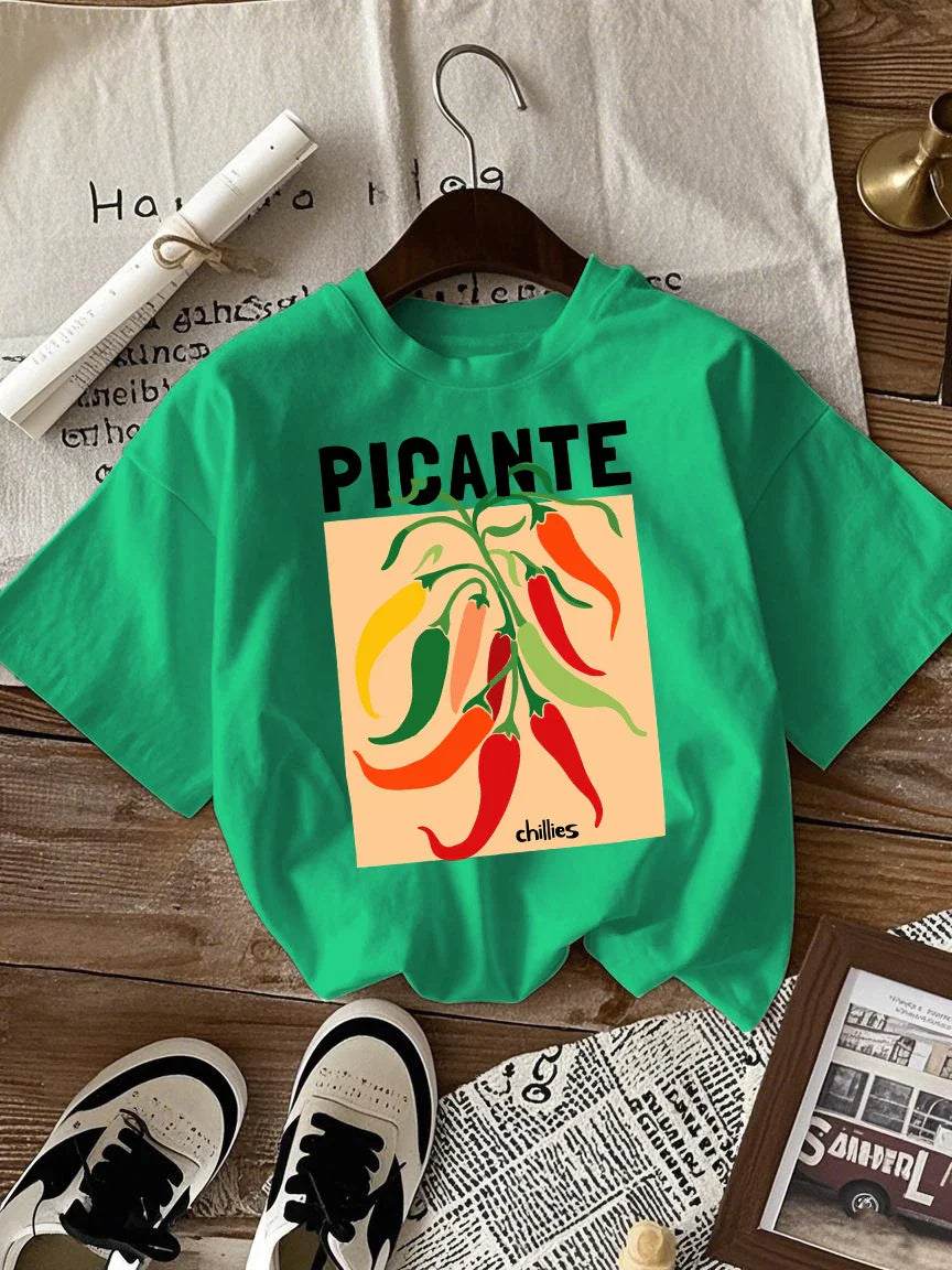 Picante Chillies Streetwear Cotton Tee