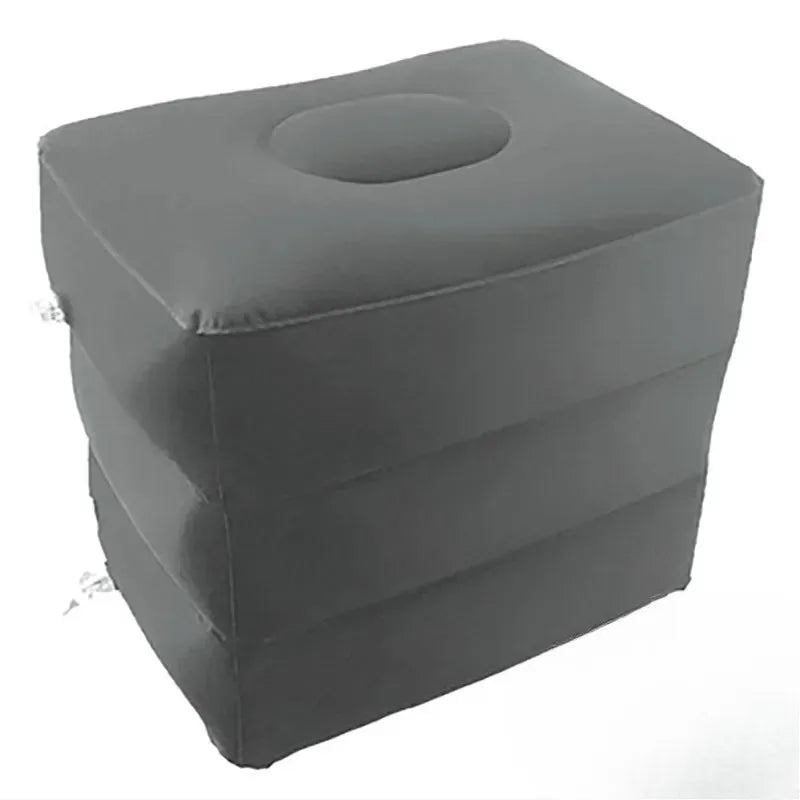 Kids Flight Sleeping Footrest Pillow Resting Pillow On Airplane Car Bus Pillow Inflatable Travel Foot Rest Pillow Foot Pad