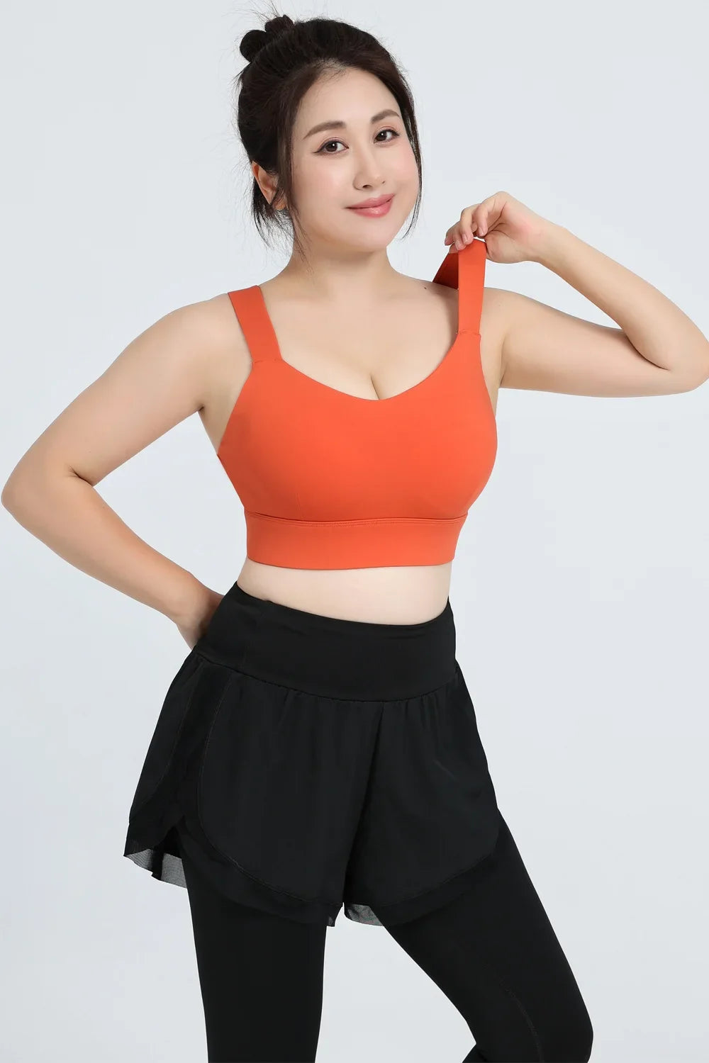 S-5XL High Impact Sports Bras for Women Push Up Sports Bra Racerback Sports Workout Bra Running Plus Size Bra