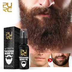 30ml Natural Beard Care Serum for Men, Hydrates Repairs Beard Roots Styling Care Nourishing Soft Shine Beard & Moustache Spray