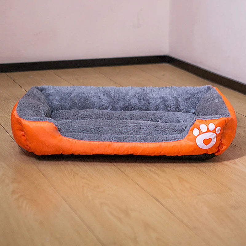 Pet Large Dog Bed Warm House Sleeping Bed Long Hair Plush Cat Dog Mat Warm Cushion Washable Soft Kennel Bed for Indoor Pets