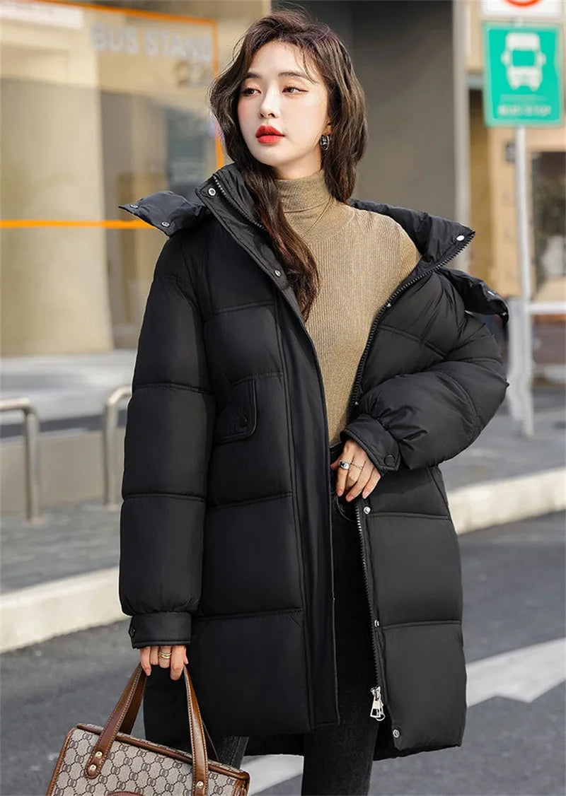Warm Hooded Winter Padded Jacket