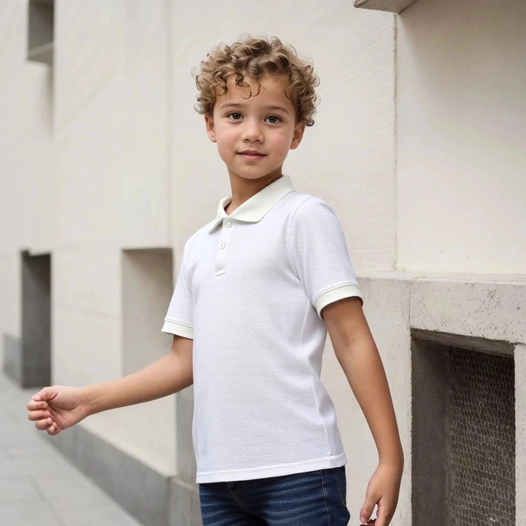 Kids Classic Sporty Polo Shirt