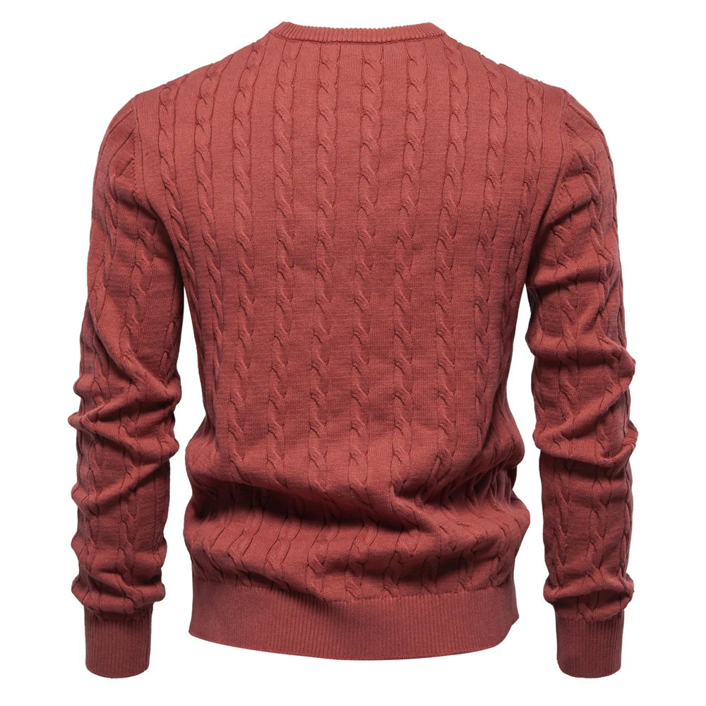 Giraffe Embroidered Knit Pullover