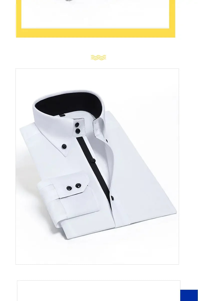 Korean Slim Non-Iron Dress Shirt